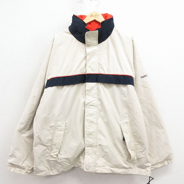 ノーティカ リバーシブルジャケット ベージュ XL | 古着