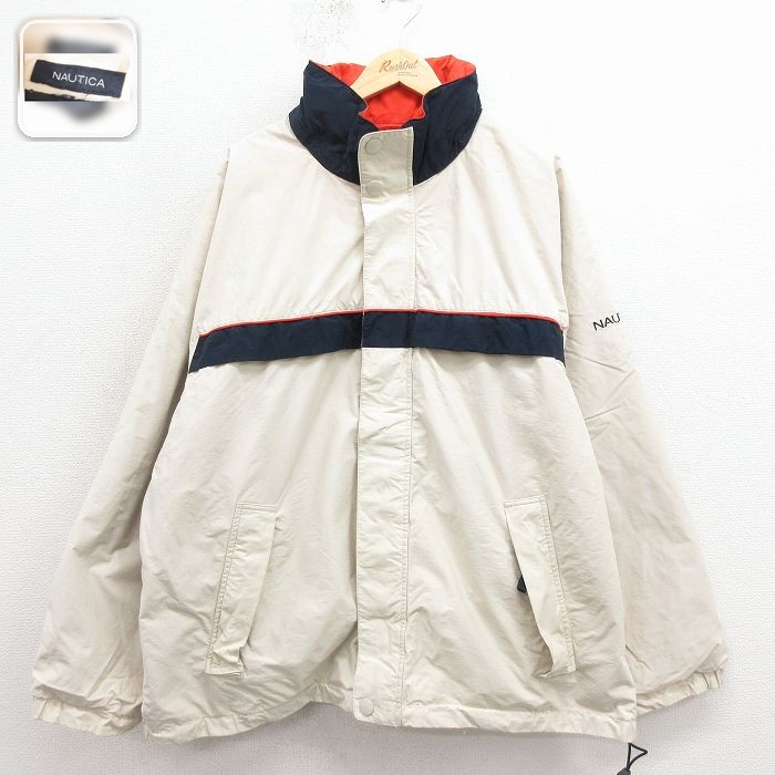 ノーティカ リバーシブルジャケット ベージュ XL | 古着