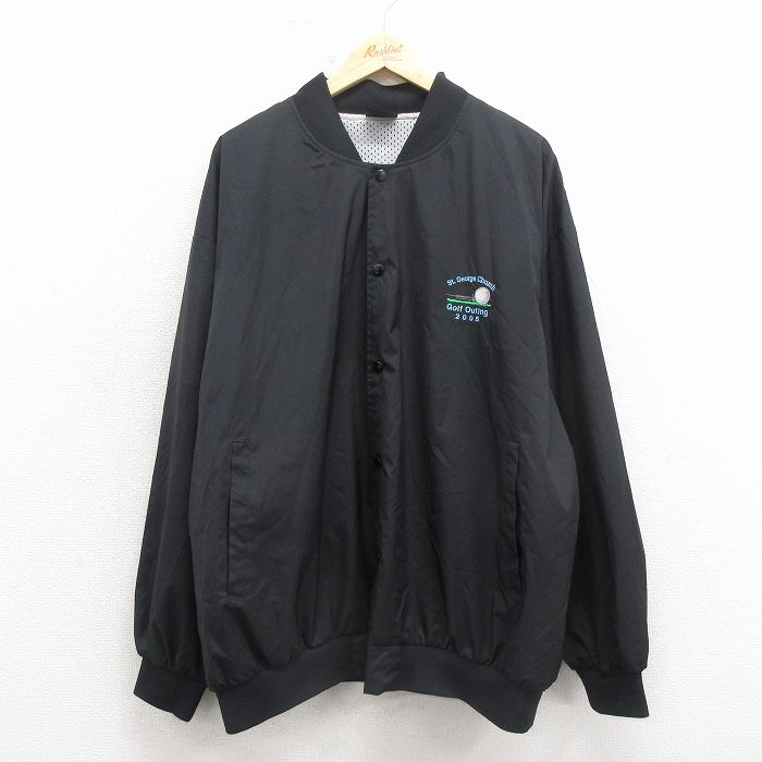 ゴルフ 00s ジャケット 内側メッシュ ブラック XL | 古着