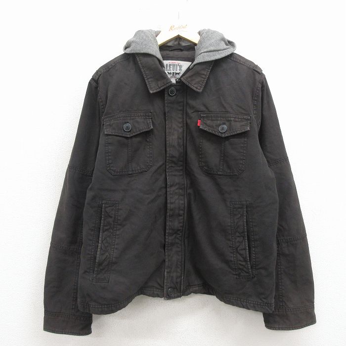 【20%OFF】リーバイス XL 長袖ジャケット ブラック | 古着