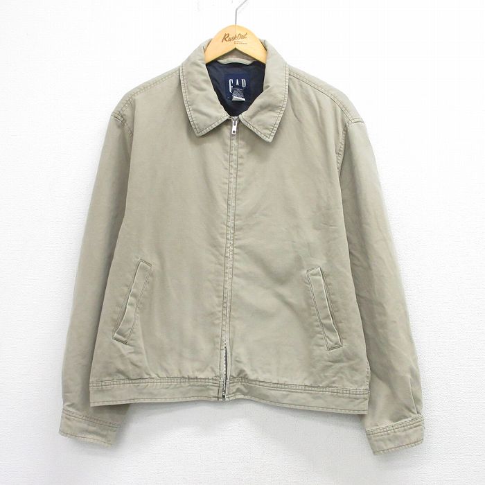 【20%OFF】ギャップ 00s スイングトップジャケット ベージュ XL | 古着