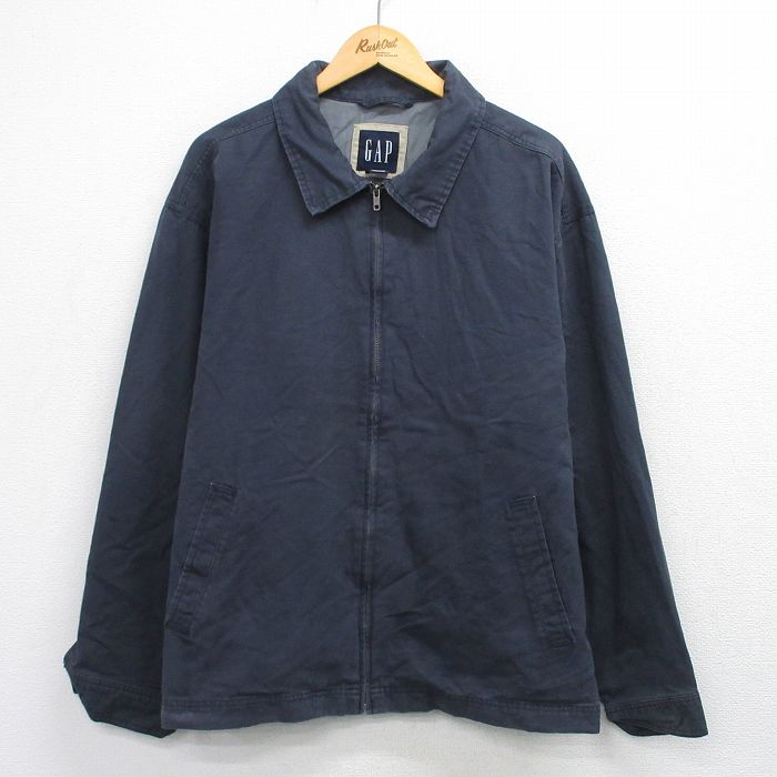 ギャップ 00s スイングトップジャケット ネイビー XL | 古着