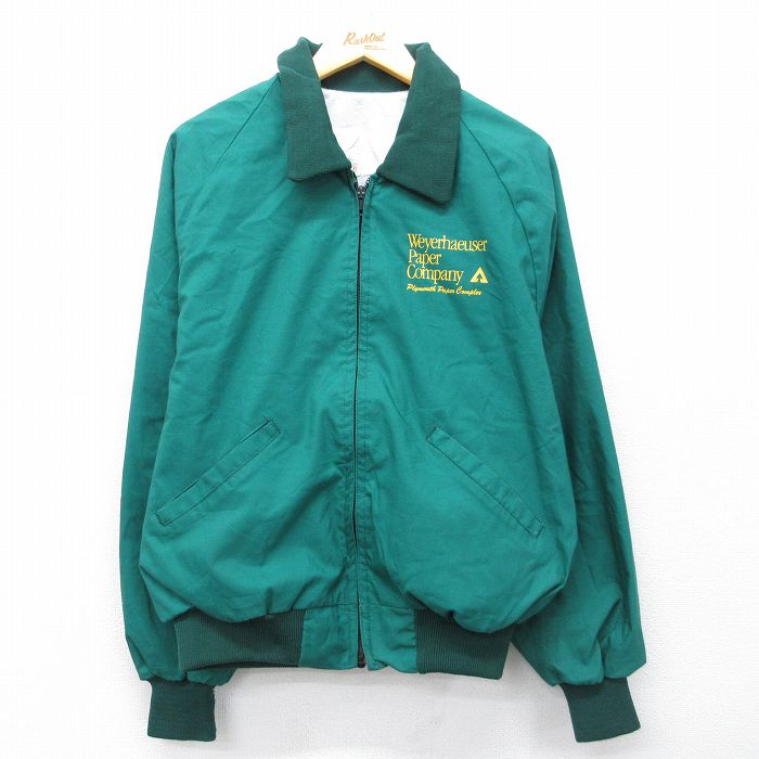 【20%OFF】デロング 90s ラグランジャケット Wayerhaeuser グリーン XL | 古着