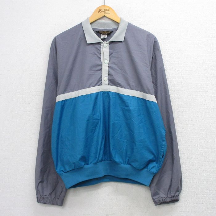 XL★古着 エディーバウアー 長袖 ジャケット メンズ 90年代 90s USA製 グレー他 26apr01