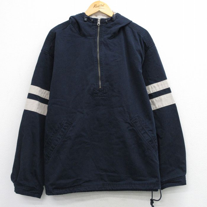 ジェイクルー 00s ハーフジップジャケット ネイビー メンズXL相当 | 古着