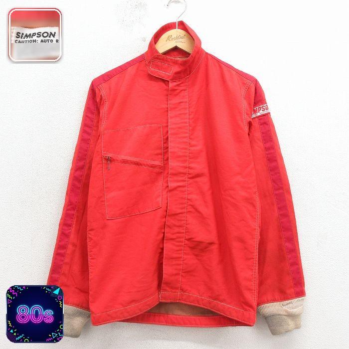 【20%OFF】80s レーシングジャケット タロン レッド メンズM相当 | 古着