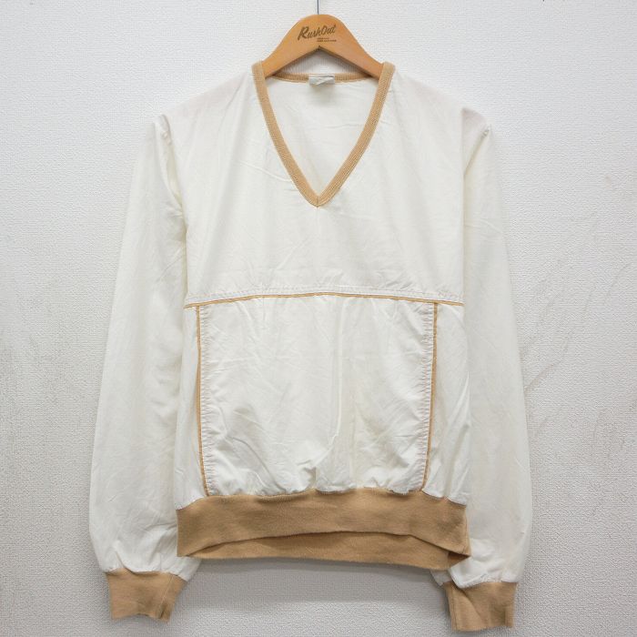 90s 長袖ジャケット ホワイト L | 古着