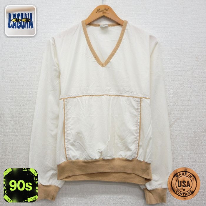 90s 長袖ジャケット ホワイト メンズL相当 | 古着