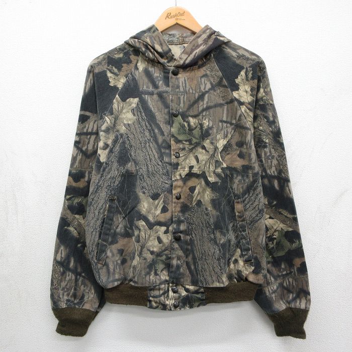 モッシーオーク 90s ラグランジャケット 迷彩 ブラウン L | 古着