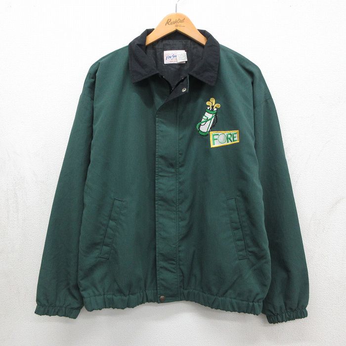 ゴルフ 90s 長袖ジャケット グリーン L | 古着
