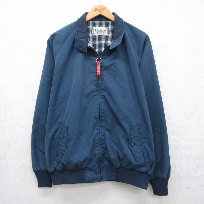エルエルビーン 80s ラグランジャケット ネイビー XL | 古着
