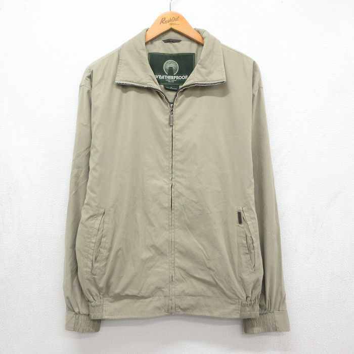 WEATHERROOF 長袖ジャケット ベージュ メンズL相当 | 古着