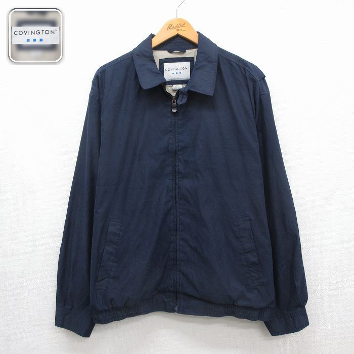 古着通販 XL☆古着 長袖 ジャケット スイングトップ メンズ 大きい