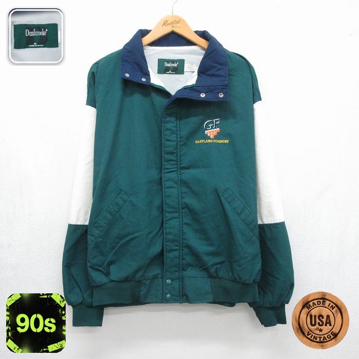 Dunbrooke 90s 長袖ジャケット GF グリーン メンズXL相当 | 古着