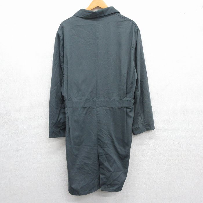 古着通販 L☆古着 長袖 ワーク ショップ コート メンズ 80年代 80s