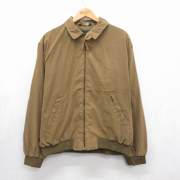 XL★古着 WEATHER PROOF 長袖 ジャケット メンズ 大きいサイズ ブラウン 26jul31