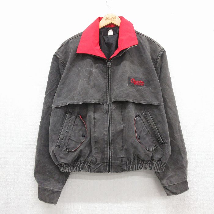 Ozarka 90s 長袖ジャケット ブラック メンズXL相当 | 古着
