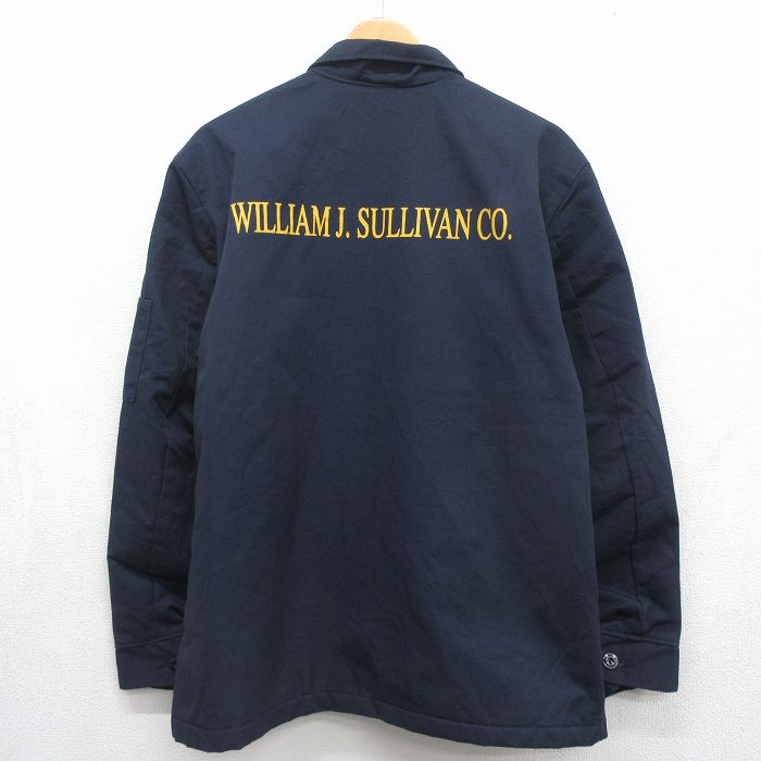 レッドキャップ 80s ワークジャケット WILLIAM J SULLIVAN タロン ネイビー メンズXL相当 | 古着