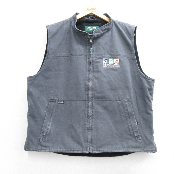 Arborwear 長袖ジャケット 刺繍ロゴ グレー メンズXL相当 | 古着