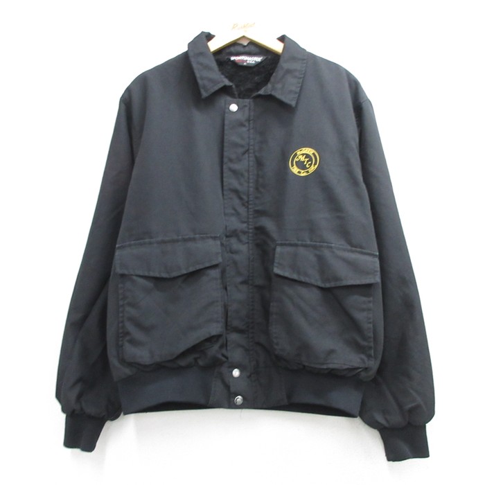 SPORTMASTER 長袖ジャケット McGREW MTC フラップポケット ブラック メンズXL相当 | 古着