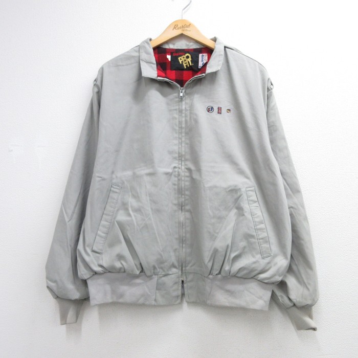 キングルイ 80s ジャケット バッファロー グレーチェック XL | 古着 26aug26