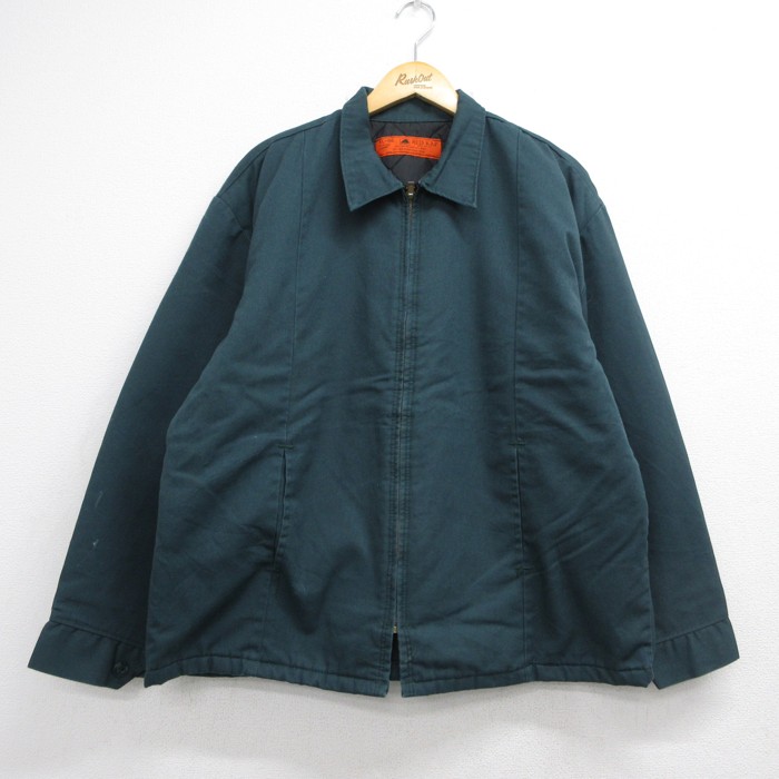 レッドキャップ 90s 長袖ジャケット グリーン XL | 古着 26aug27
