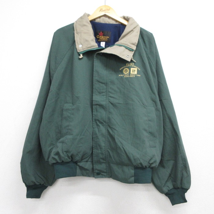 長袖 ジャケット 90s GM UAW USA製 グリーン メンズXL相当 | 古着