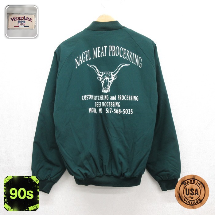 WESTARK 長袖 ジャケット 90s キルティング USA製 グリーン メンズXL相当 | 古着