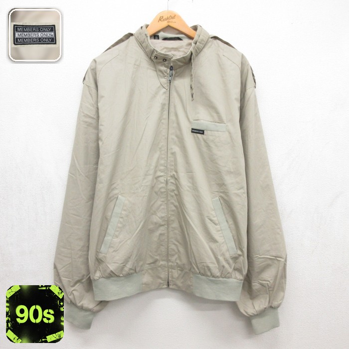 メンバーズオンリー 90s ジャケット ベージュ メンズXL相当 | 古着