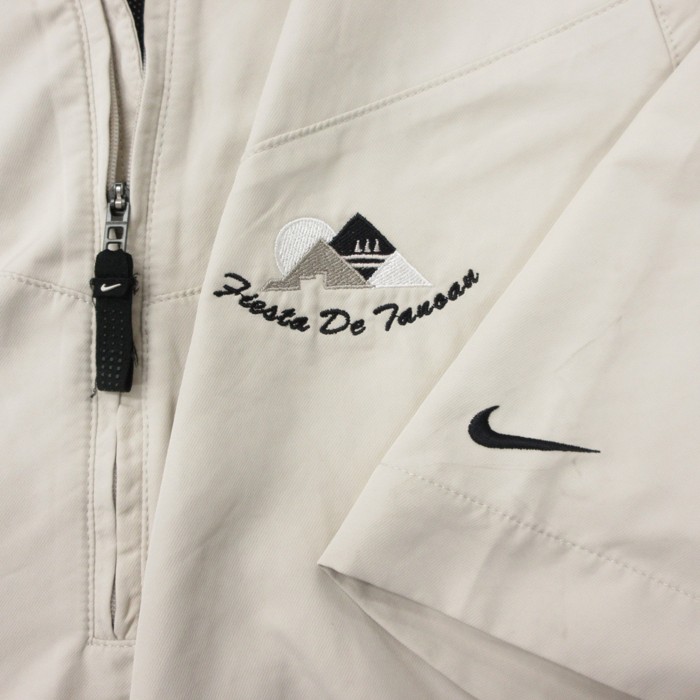 古着通販 XL☆古着 NIKE GOLF 半袖 ジャケット ハーフジップ メンズ 00