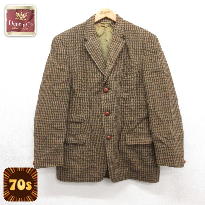 古着通販 M☆古着 Dunn & Co. 長袖 テーラード ジャケット メンズ