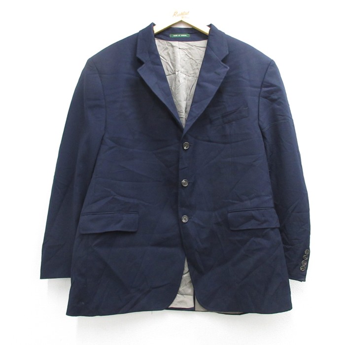 古着通販 XL☆古着 ラルフローレン Lauren RL 長袖 テーラード