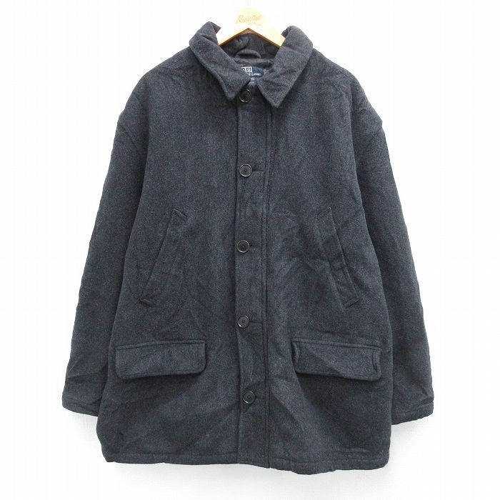 ラルフローレン 90s ジャケット 内側キルティング グレー XL | 古着