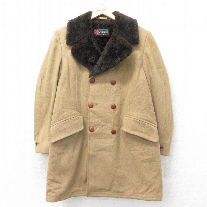 【50%OFF】マックレガー 70s ロングコート 内側ファー ベージュ L | 古着