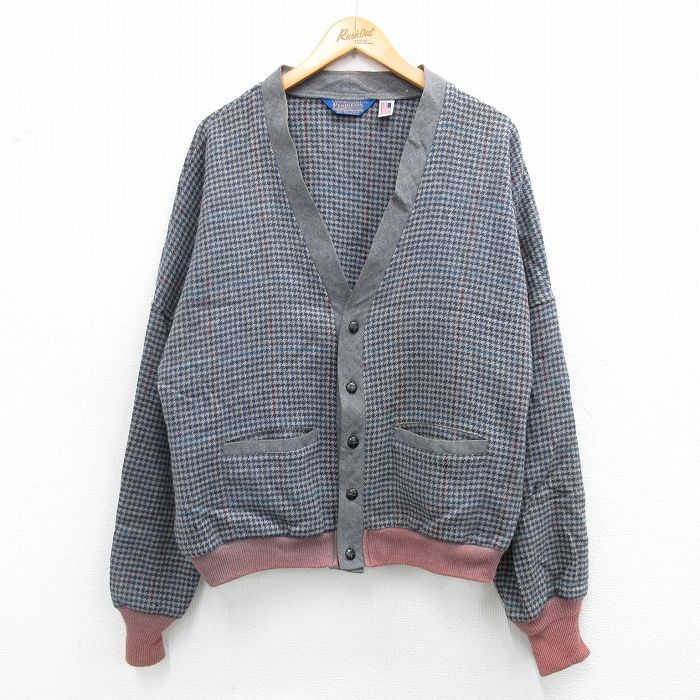 ペンドルトン 80s ウールジャケット 千鳥格子 グレー XL | 古着