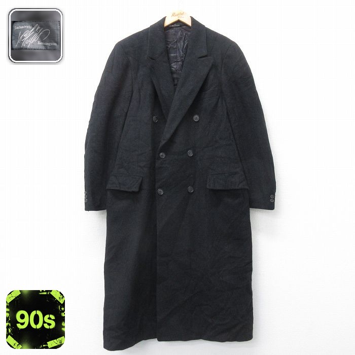カナダ製 90s ロングコート ブラック L | 古着