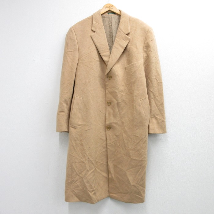 古着通販 XL☆古着 Lauren RL 長袖 ジャケット メンズ コート ロング丈