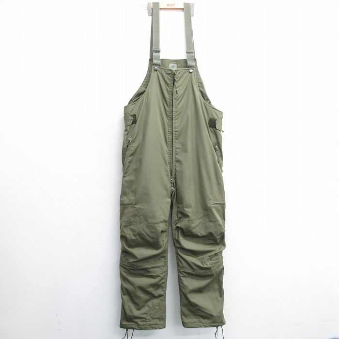 W47★古着 ミリタリー オーバーオール メンズ 90年代 90s 大きいサイズ USA製 緑系 グリーン 25feb19 中古 ボトムス