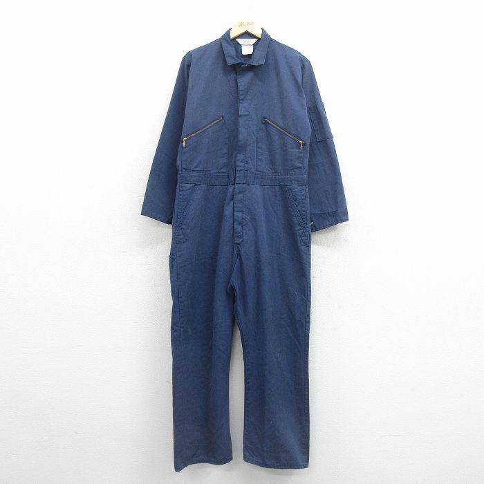 W38★古着 ウォールズ Walls 長袖 ワーク ツナギ メンズ 80年代 80s USA製  26may08