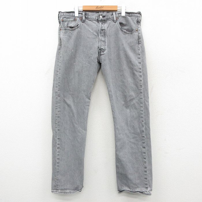 W38★古着 ジーンズ Levis リーバイス 501 メンズ グレー デニム 26feb17