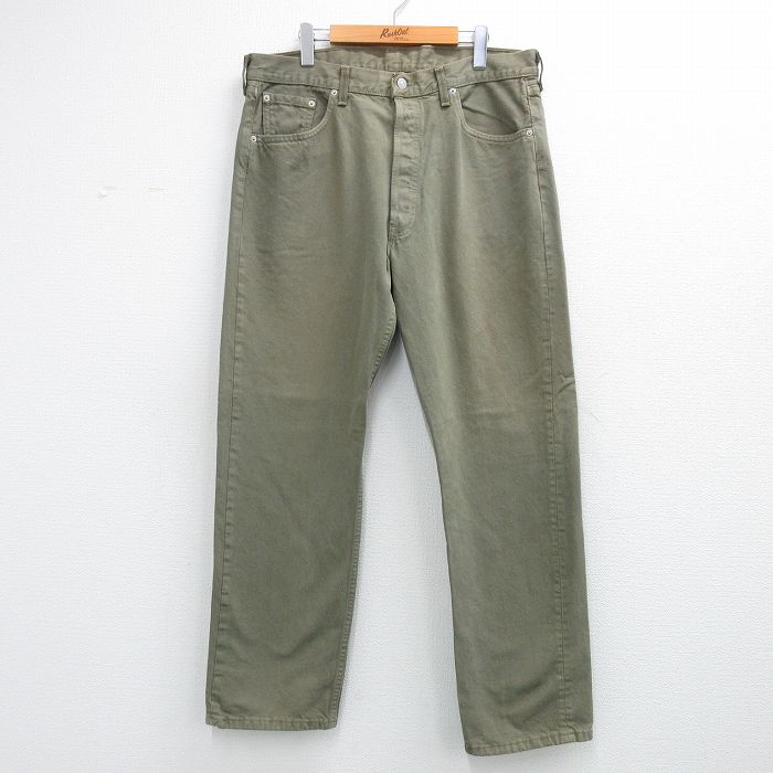 リーバイス501 90s ジーンズ グリーン W35 | 古着