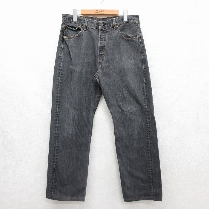 リーバイス501 ジーンズ ブラック 実寸W34 | 古着