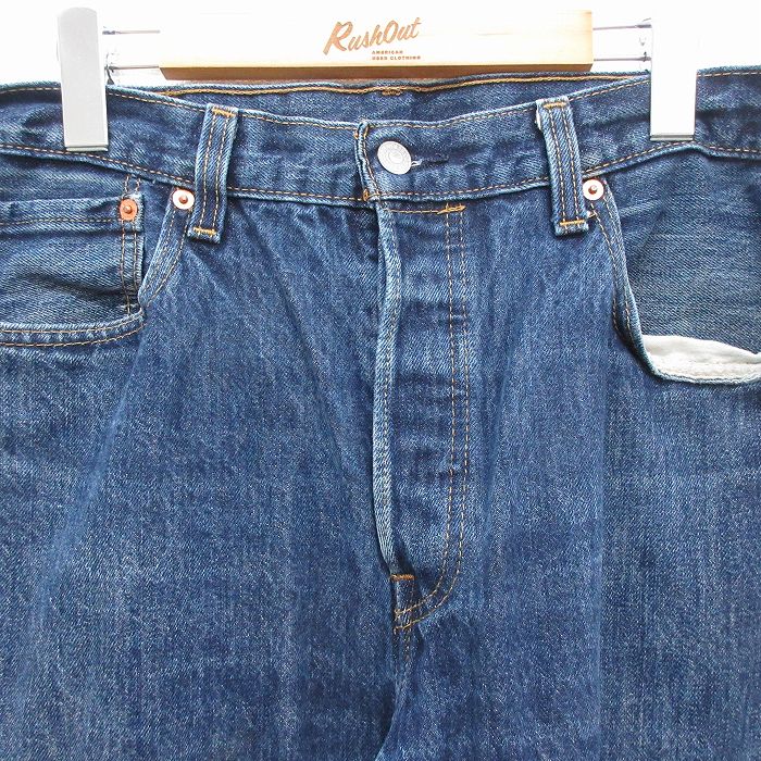 古着通販 W34☆古着 ジーンズ Levis リーバイス 501 メンズ ヒゲ