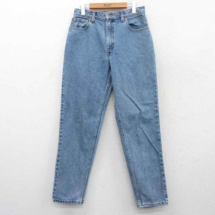 【50%OFF】W31★古着 ジーンズ Levis リーバイス 550 メンズ 00年代 00s 紺 ネイビー デニム 25may16 中古 ボトムス ジーパン Gパン ロング パンツ