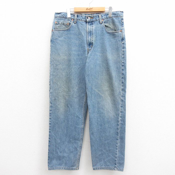 【50%OFF】リーバイス550 90s ジーンズ テーパード ネイビー W35 | 古着