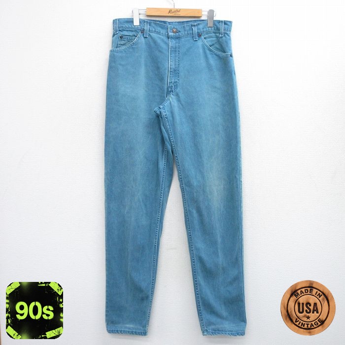 【50%OFF】リーバイス550 90s ジーンズ テーパード ネイビー W34 | 古着