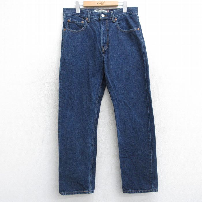 W33★古着 リーバイス Levis 505 メンズ コットン 濃紺 デニム 25nov20