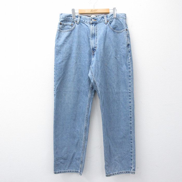 W36★古着 ジーンズ Levis リーバイス 550 メンズ コットン 紺 デニム 25nov26