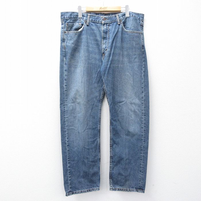 【20%OFF】W38★古着 ジーンズ Levis リーバイス 505 メンズ ヒゲ コットン 濃紺 デニム【spe】 25nov26