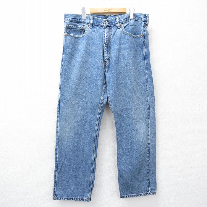 W38★古着 ジーンズ Levis リーバイス 505 メンズ 紺 デニム 25nov26